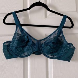 VANITY FAIR Teal Bra 44C